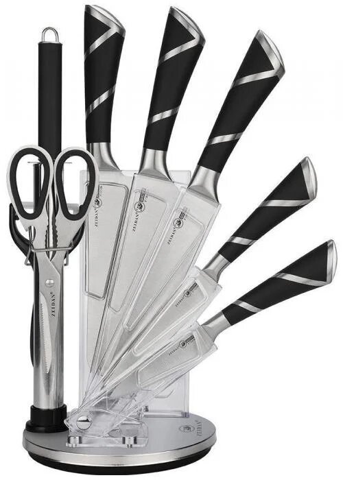 Набор ножей ZEIDAN Z-3121 9 пр. от компании Магазин уютной кухни - фото 1