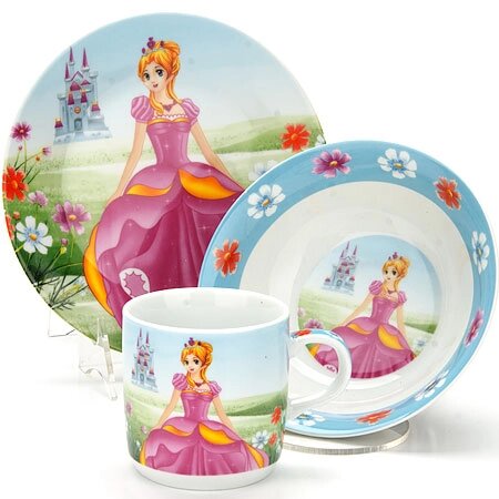 Набор посуды детской Принцесса Loraine LR 23393 от компании Магазин уютной кухни - фото 1