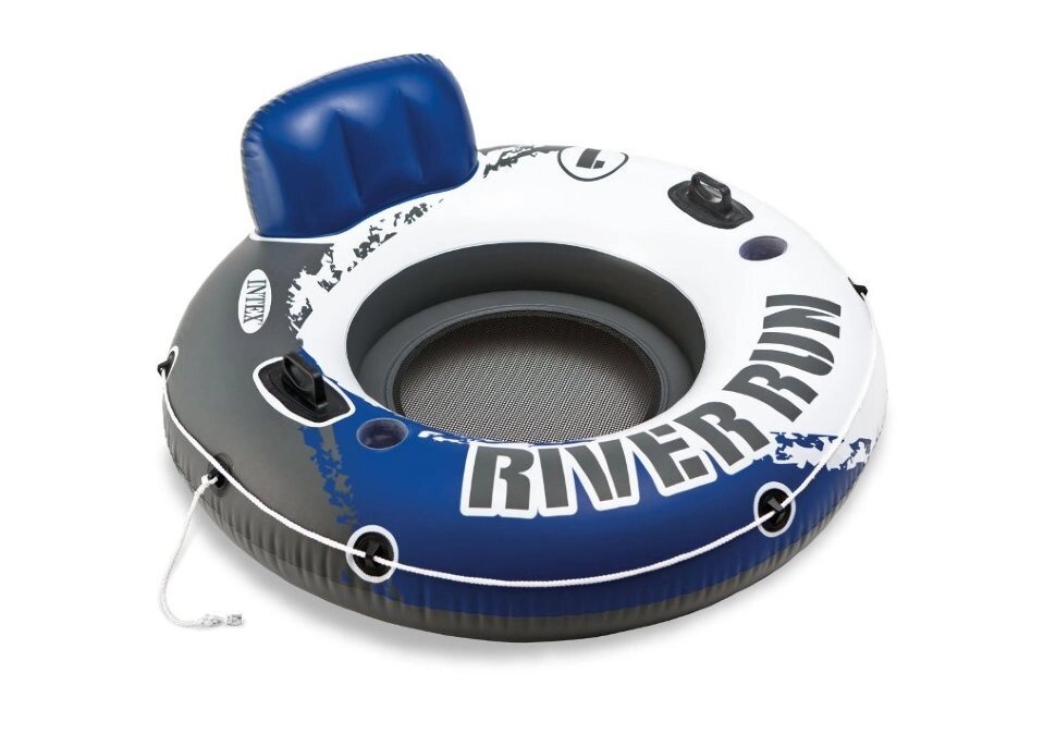 Надувной круг со спинкой Intex River Run 58825EU от компании Магазин уютной кухни - фото 1