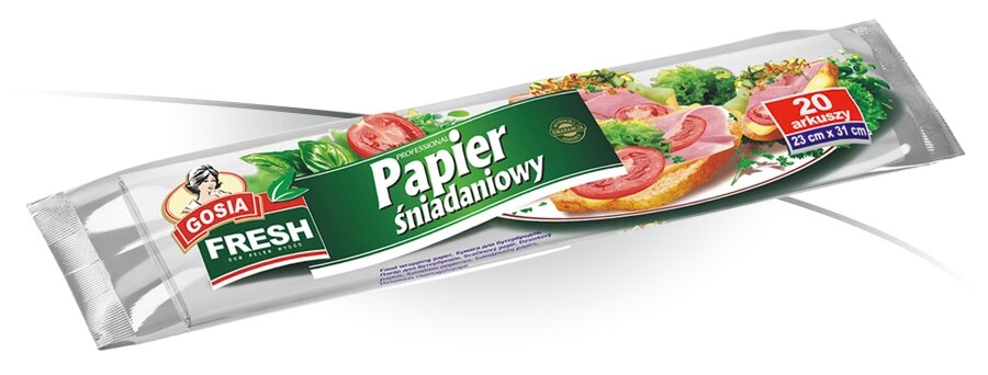 Бумага для бутербродов Gosia 23х32 см 20 шт - распродажа