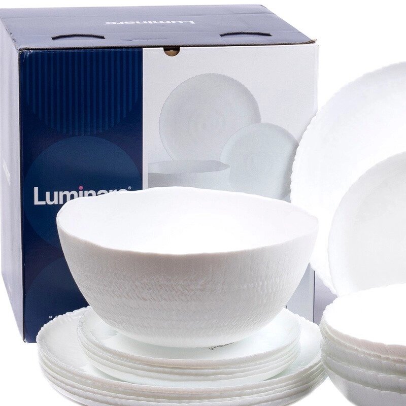 Сервиз столовый Luminarc Ammonite White P9103 19 пр ##от компании## Магазин уютной кухни - ##фото## 1