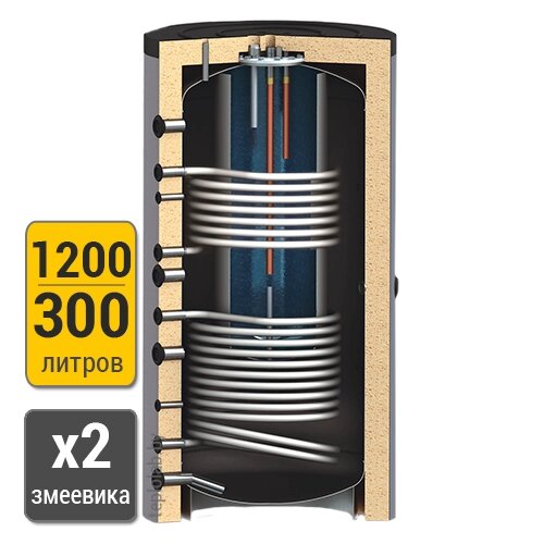 Буферная емкость "бак в баке" Sunsystem KSC2 1500/300 от компании ООО «Лаборатория Тепла» - фото 1