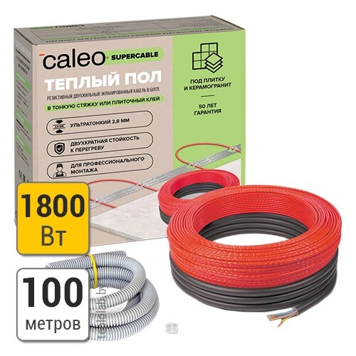 Caleo SuperCable 18W-100 кабель нагревательный от компании ООО «Лаборатория Тепла» - фото 1