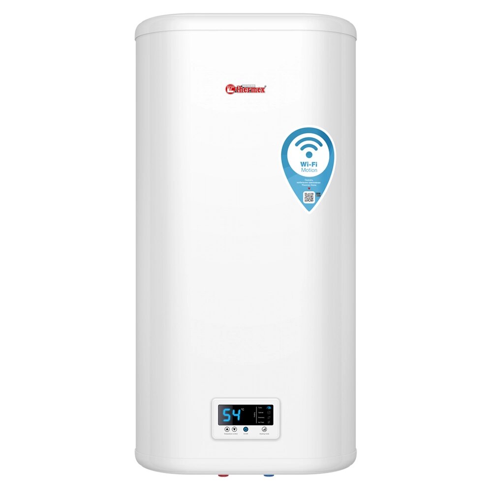 Электрический водонагреватель Thermex FLAT PLUS IF 80 V (pro) Wi-Fi от компании ООО «Лаборатория Тепла» - фото 1