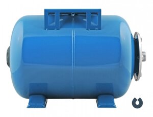 Гидроаккумулятор для систем водоснабжения UNIPUMP 24 л горизонтальный
