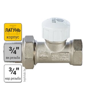 Клапан термостатический Stout SVT 3/4" ВР/НР прямой