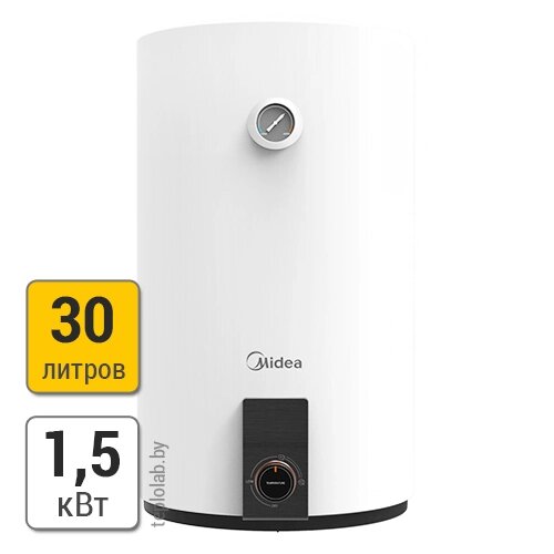 Midea Salute Uno MWH-3015-CVM, 1,5 кВт электрический водонагреватель от компании ООО «Лаборатория Тепла» - фото 1