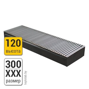 Конвектор внутрипольный KZTO Бриз 300-120