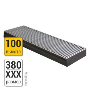 Конвектор внутрипольный KZTO Бриз 380-100