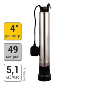 Скважинный насос UNIPUMP 4" ECO FLOAT-3 0.48, 220 В