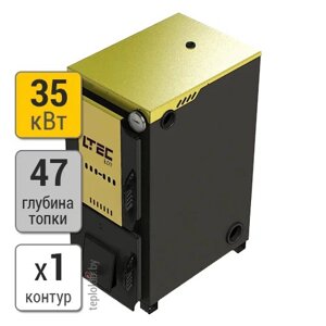 Стальной твердотопливный котел LTEC Eco 35S