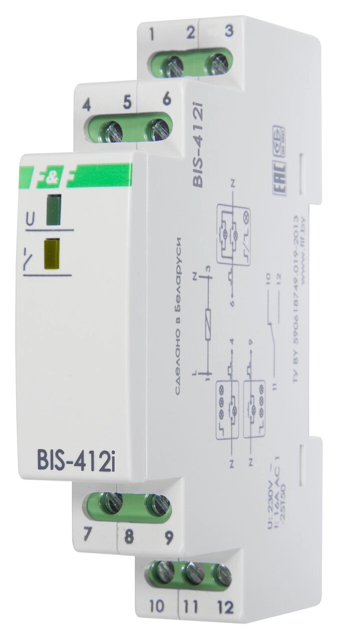 Реле импульсное Евроавтоматика ФиФ BIS-412i от компании ООО «Лаборатория Тепла» - фото 1