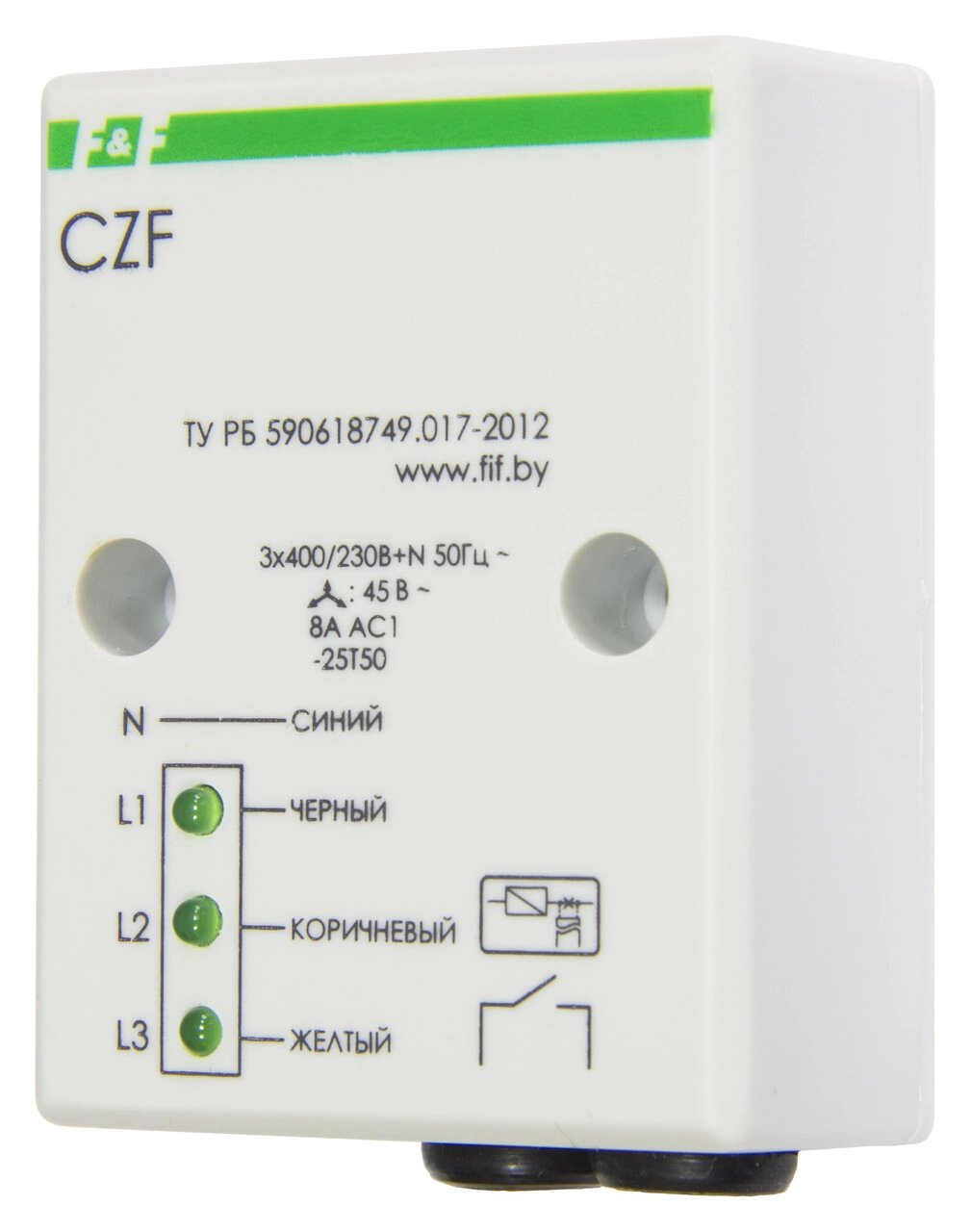 Реле контроля фаз Евроавтоматика ФиФ CZF от компании ООО «Лаборатория Тепла» - фото 1