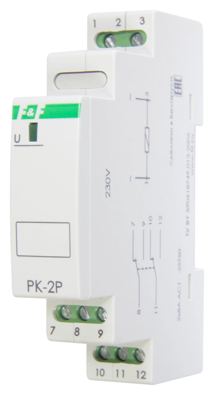 Реле промежуточное Евроавтоматика ФиФ PK-2P от компании ООО «Лаборатория Тепла» - фото 1