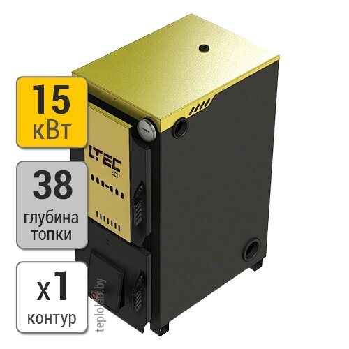 Стальной твердотопливный котел LTEC Eco 15S от компании ООО «Лаборатория Тепла» - фото 1