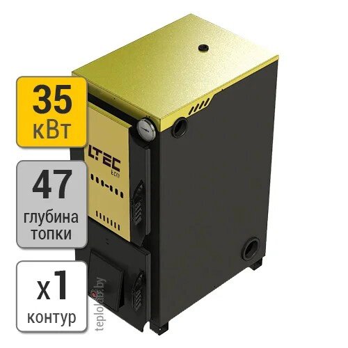 Стальной твердотопливный котел LTEC Eco 35S от компании ООО «Лаборатория Тепла» - фото 1