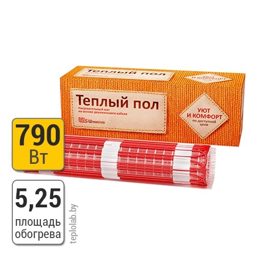 Теплолюкс Warmstad WSM 790/5,25 мат нагревательный от компании ООО «Лаборатория Тепла» - фото 1