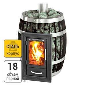 Термофор Саяны Inox Люмина КТК печь банная стальная со стеклом