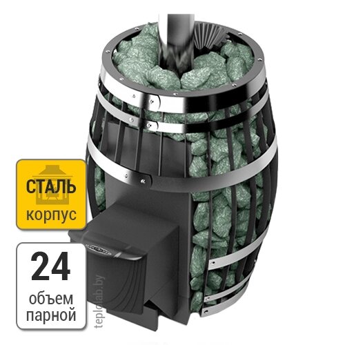 Термофор Саяны XXL 2015 Inox ДА ЗК печь банная стальная от компании ООО «Лаборатория Тепла» - фото 1