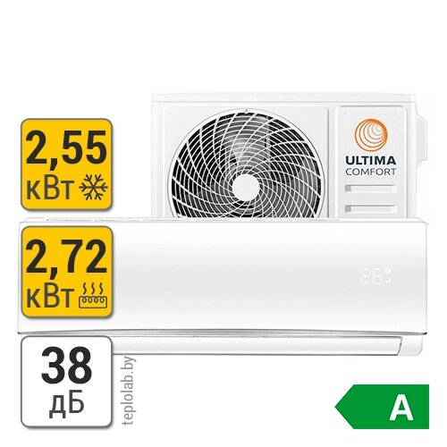 Ultima Comfort Eclipse Inverter ECL-I09PN-OUT/ECL-I09PN-IN инверторная сплит-система от компании ООО «Лаборатория Тепла» - фото 1