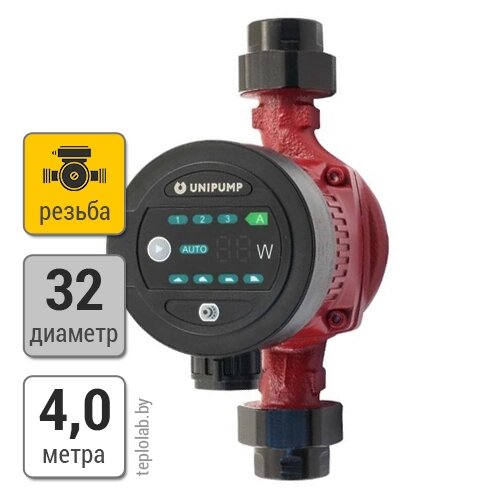 Unipump LPA 32-40 180 насос циркуляционный, 220 В от компании ООО «Лаборатория Тепла» - фото 1