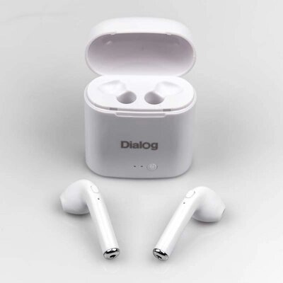 Гарнитура (микрофон+ наушники) Dialog ES-25BT White (Bluetooth 5.0, беспроводные