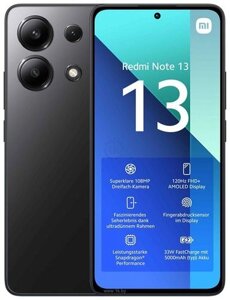 Смартфон Redmi Note 13 8GB/256GB международная версия (полуночный черный)