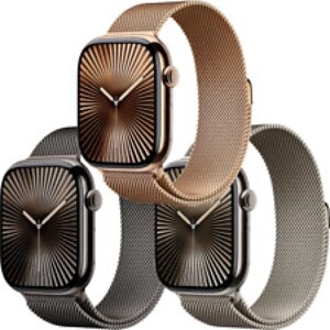 Умные часы Apple Watch Series 10 LTE 46 мм (титановый корпус, черный/сланец, миланская петля)