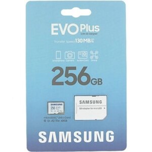 Карта памяти Samsung EVO Plus microSDXC 256GB (MB-MC256KA)