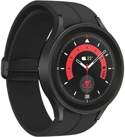 Смарт-часы Samsung Galaxy Watch 5 Pro 45 мм LTE (черный титан) от компании ООО " Белтехноимпульс" - фото 1