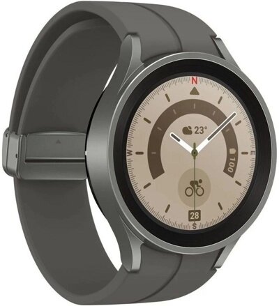 Смарт-часы Samsung Galaxy Watch 5 Pro 45 мм (серый титан) от компании ООО " Открытые Предложения" - фото 1