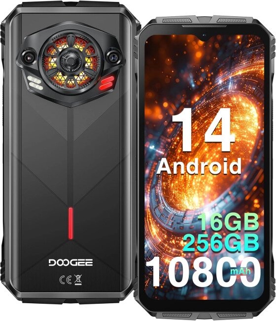 Смартфон DOOGEE S punk 6GB/256GB Черный от компании ООО " Белтехноимпульс" - фото 1