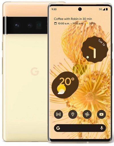 Смартфон Google Pixel 6 Pro 12GB/128GB (желтый) от компании ООО " Открытые Предложения" - фото 1