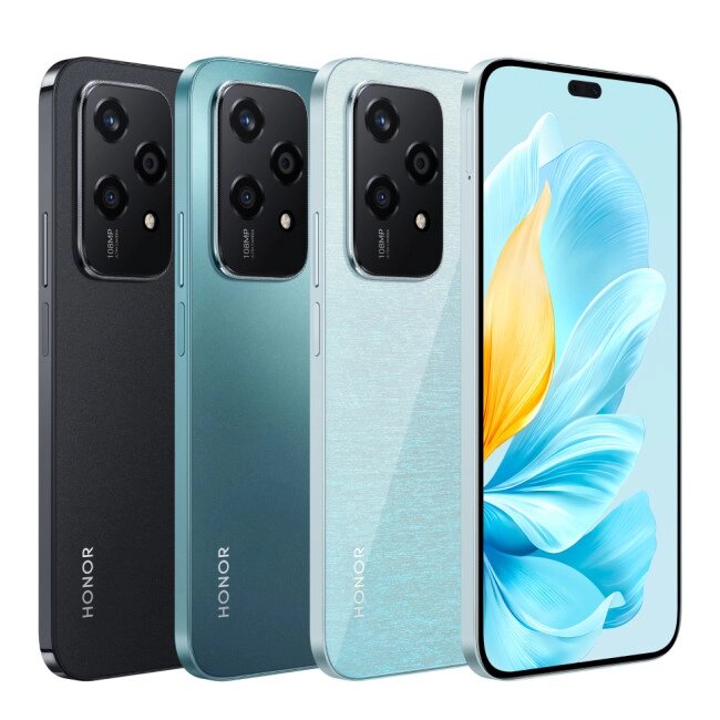 Смартфон HONOR 200 Lite 8GB/256GB международная версия (мерцающий голубой) от компании ООО " Белтехноимпульс" - фото 1