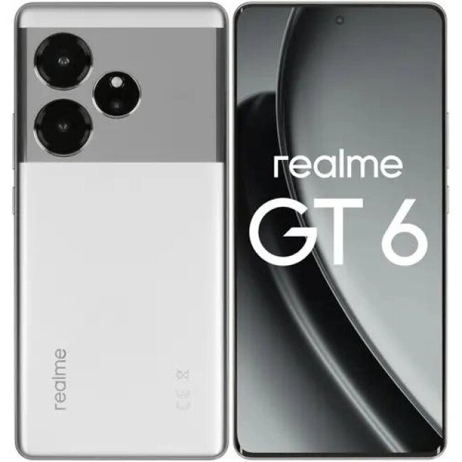 Смартфон Realme GT 6T 8GB/256GB (серебристый) от компании ООО " Белтехноимпульс" - фото 1