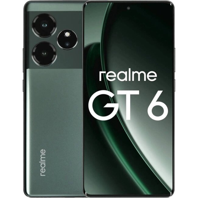 Смартфон Realme GT 6T 8GB/256GB (зеленый) от компании ООО " Белтехноимпульс" - фото 1