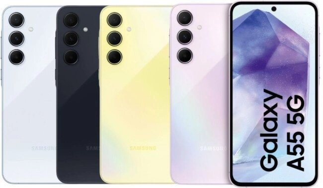 Смартфон Samsung Galaxy A55 SM-A5560 12GB/256GB (голубой) от компании ООО " Белтехноимпульс" - фото 1