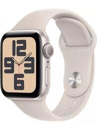 Умные часы Apple Watch SE 2 40 мм (алюминиевый корпус, звездный свет/звездный свет, спортивный силиконовый ремешок M/L) от компании ООО " Белтехноимпульс" - фото 1