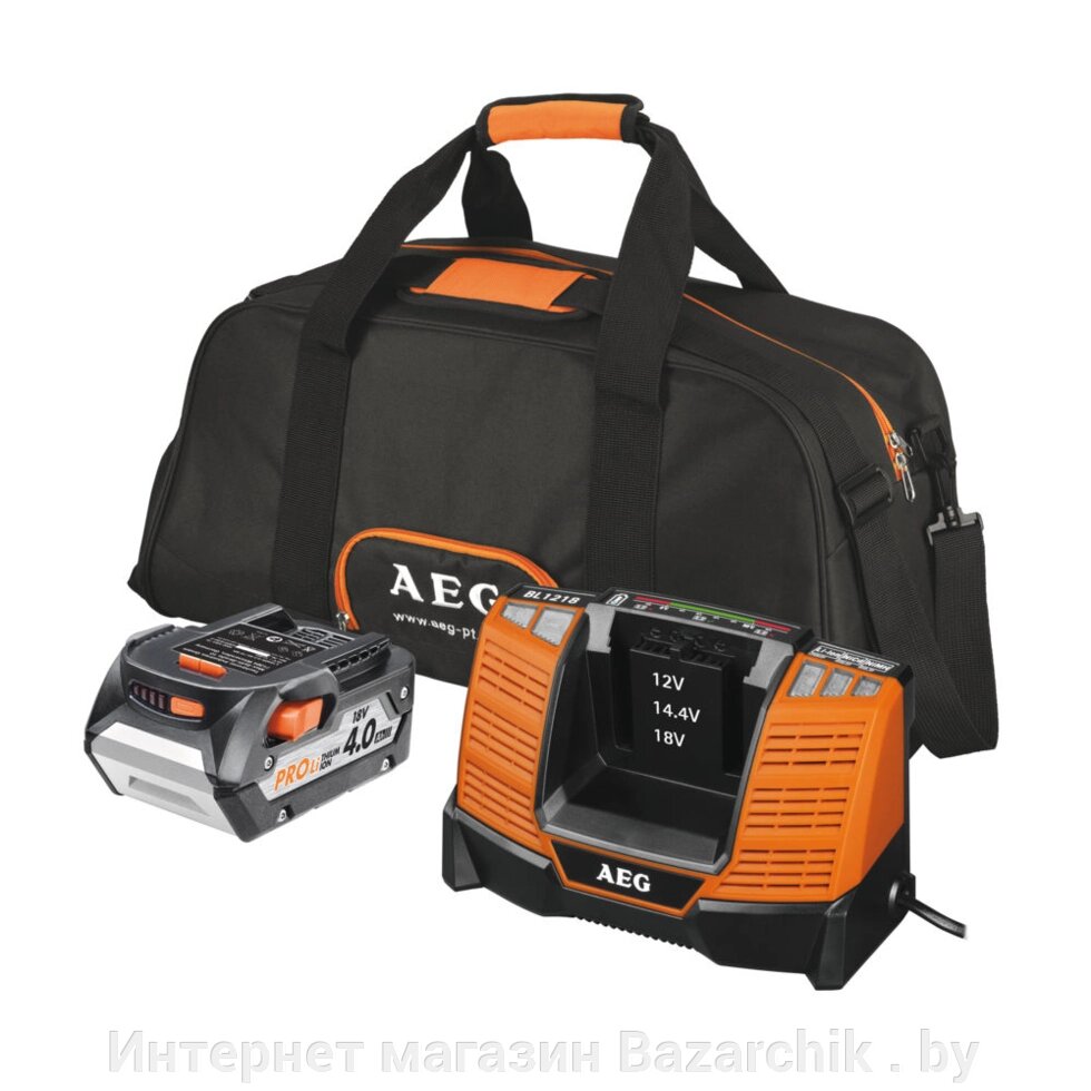 Аккумулятор AEG SET L1840BL с зарядным устройством (в сумке) от компании Интернет магазин Bazarchik . by - фото 1