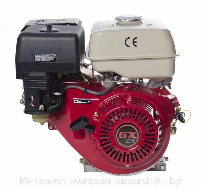 Бензиновый двигатель ZIGZAG GX 270 (SR177F/P) от компании Интернет магазин Bazarchik . by - фото 1