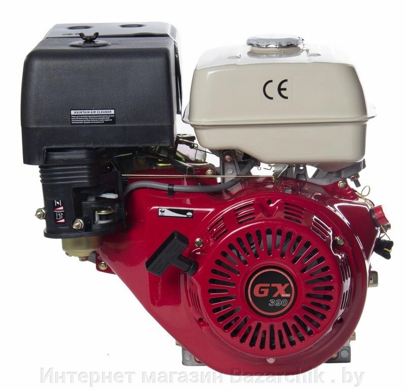Бензиновый двигатель ZIGZAG GX 390 (SR188F/P-D) 4-тактный от компании Интернет магазин Bazarchik . by - фото 1