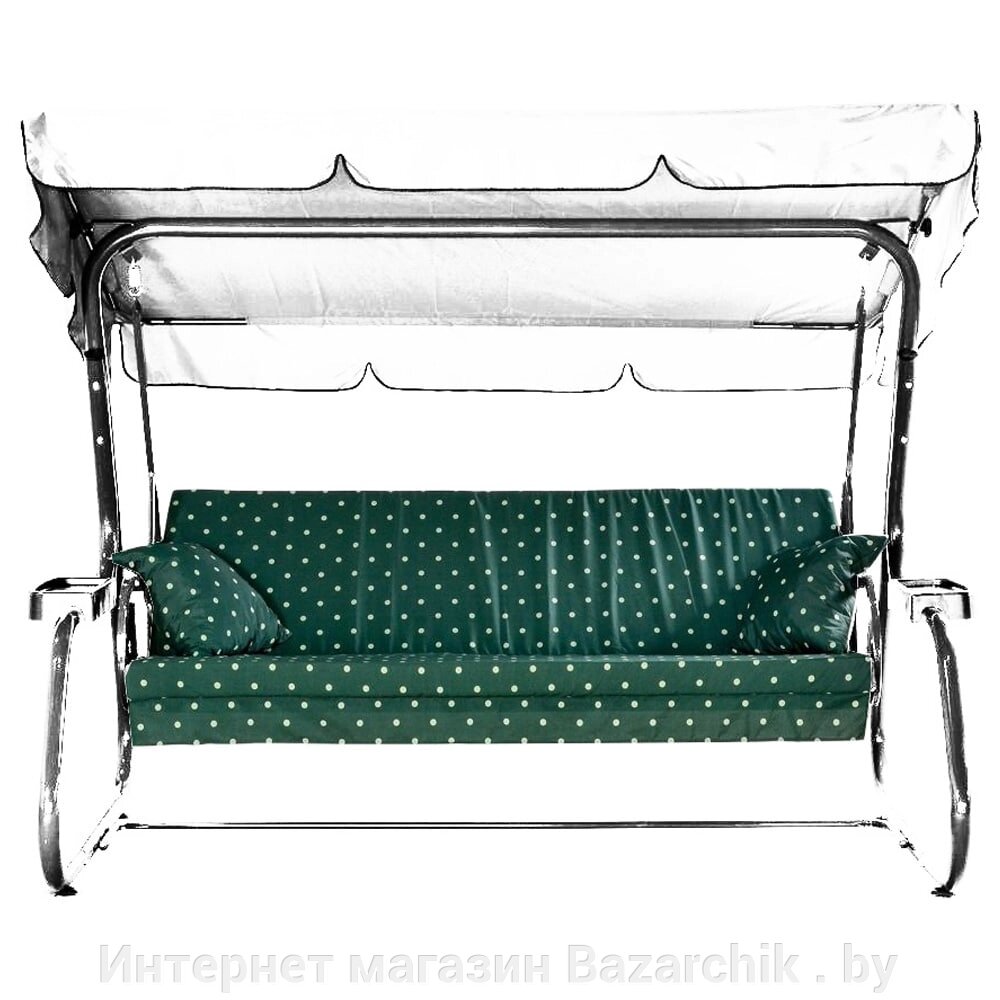 Чехлы для мягких элементов (сидений) садовых качелей 2000х540 мм (с121) с подголовником от компании Интернет магазин Bazarchik . by - фото 1