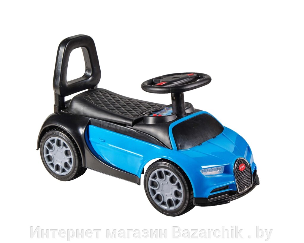 Детская каталка KidsCare Bugatti 621 (синий) от компании Интернет магазин Bazarchik . by - фото 1