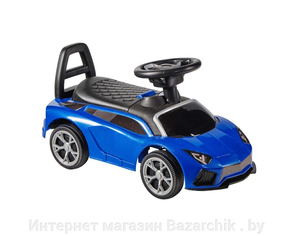 Детская каталка KidsCare Lamborghini 5188 (синий) от компании Интернет магазин Bazarchik . by - фото 1
