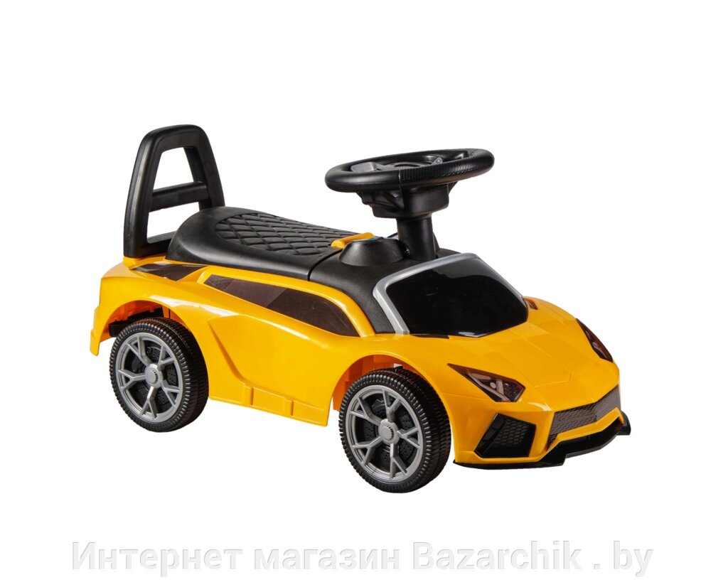 Детская каталка KidsCare Lamborghini 5188 (желтый) от компании Интернет магазин Bazarchik . by - фото 1