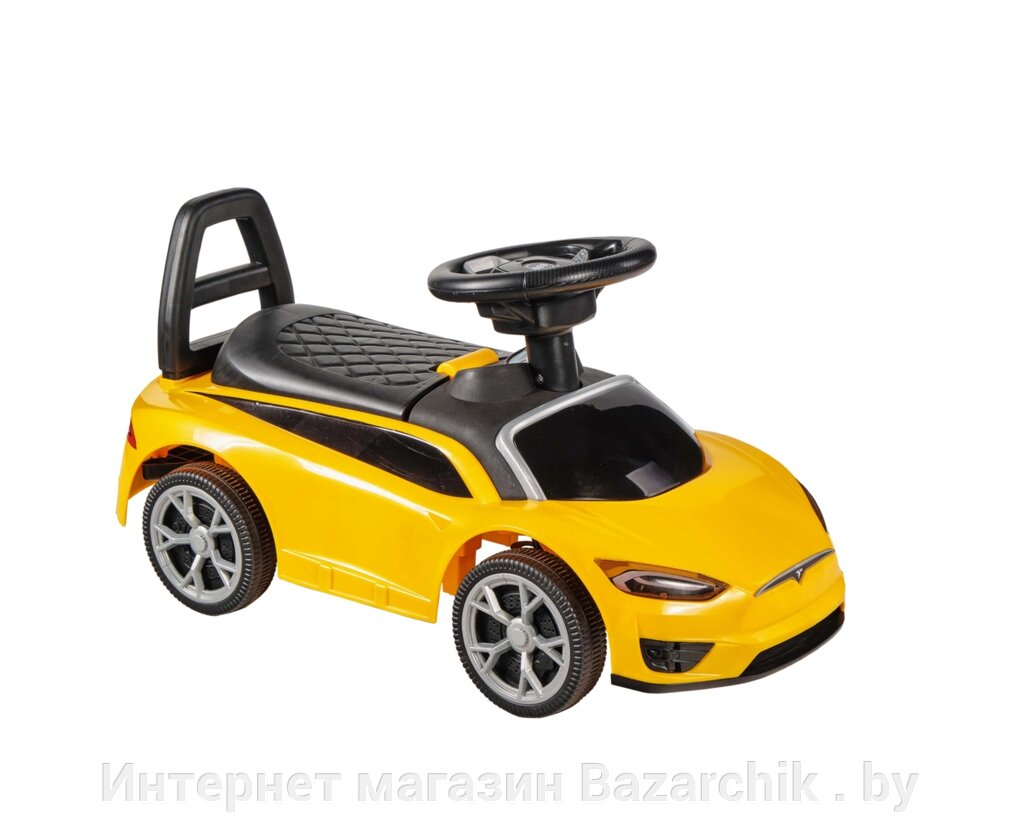 Детская каталка KidsCare Tesla 5199 (желтый) от компании Интернет магазин Bazarchik . by - фото 1
