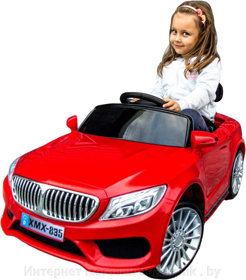 Детский электромобиль BMW 5 BJ835, цвет красный от компании Интернет магазин Bazarchik . by - фото 1