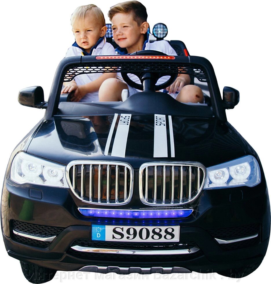 Детский электромобиль BMW Offroad BJS9088, 12V, цвет черный от компании Интернет магазин Bazarchik . by - фото 1