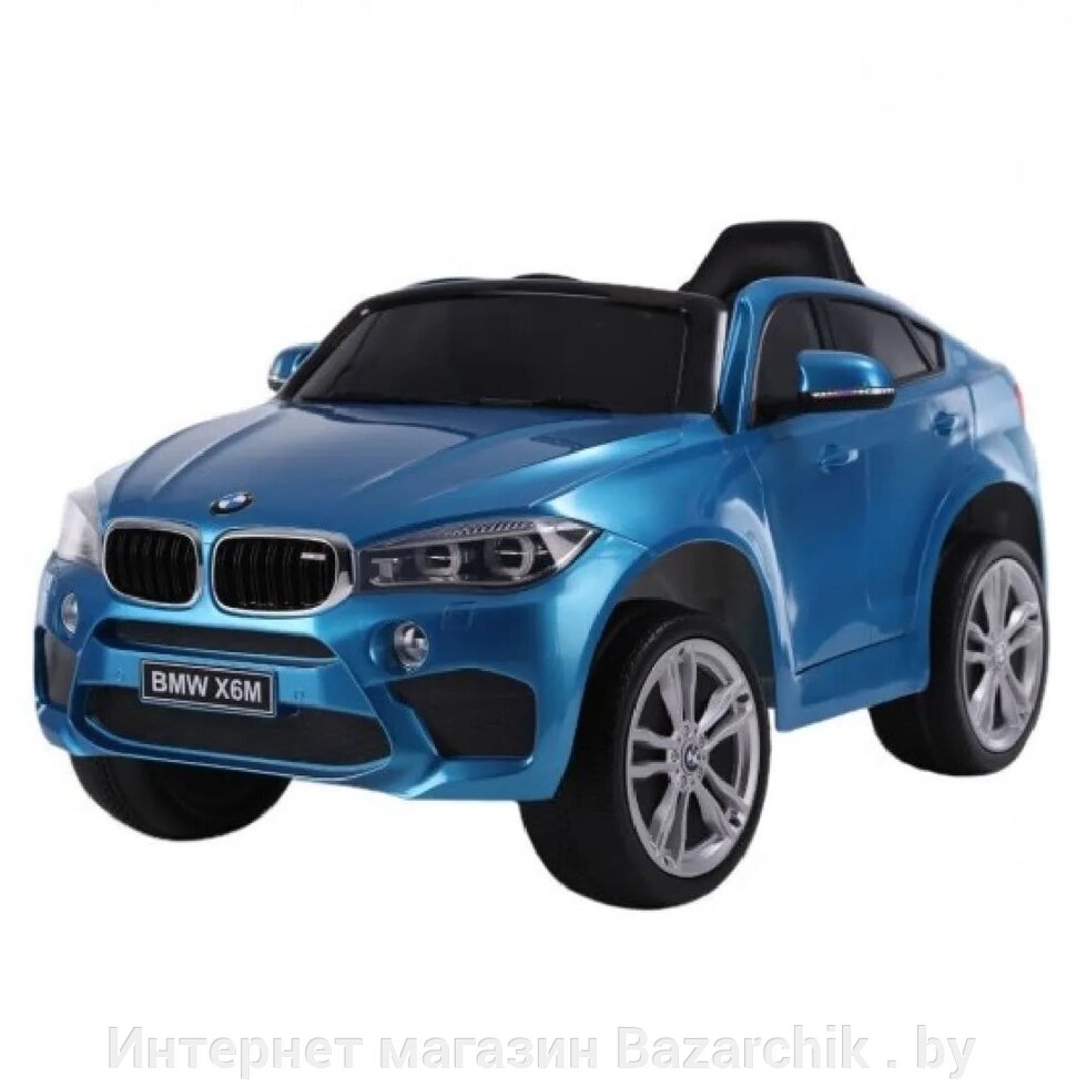 Детский электромобиль BMW X6M LUX ( Синий Автокраска) от компании Интернет магазин Bazarchik . by - фото 1