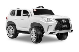 Детский электромобиль Kid’s Care Lexus LX 570 4х4 (белый)